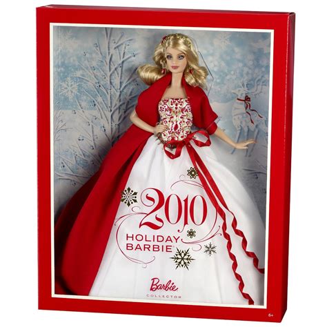 2010 holiday barbie|barbie 2010 doll.